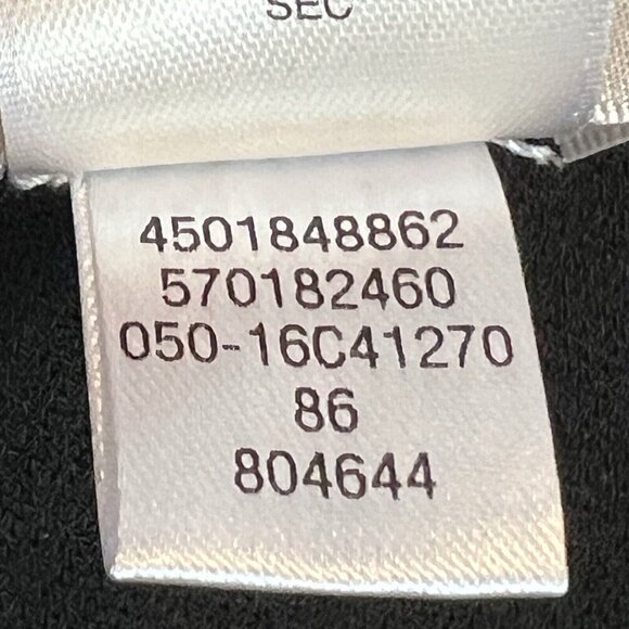 Chicos Small Black Dress Convertible Wear 3 Way Styling Solid Cape NWT $119 - Picture 12 of 13